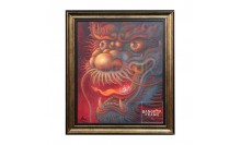 กรอบรูปภาพสีน้ำมันมังกรตกแต่งบ้าน